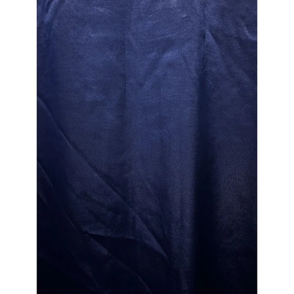 Vintage Christian Dior Women's Royal Blue Embroidered Night Gown Size L/XL - Picture 7 of 16